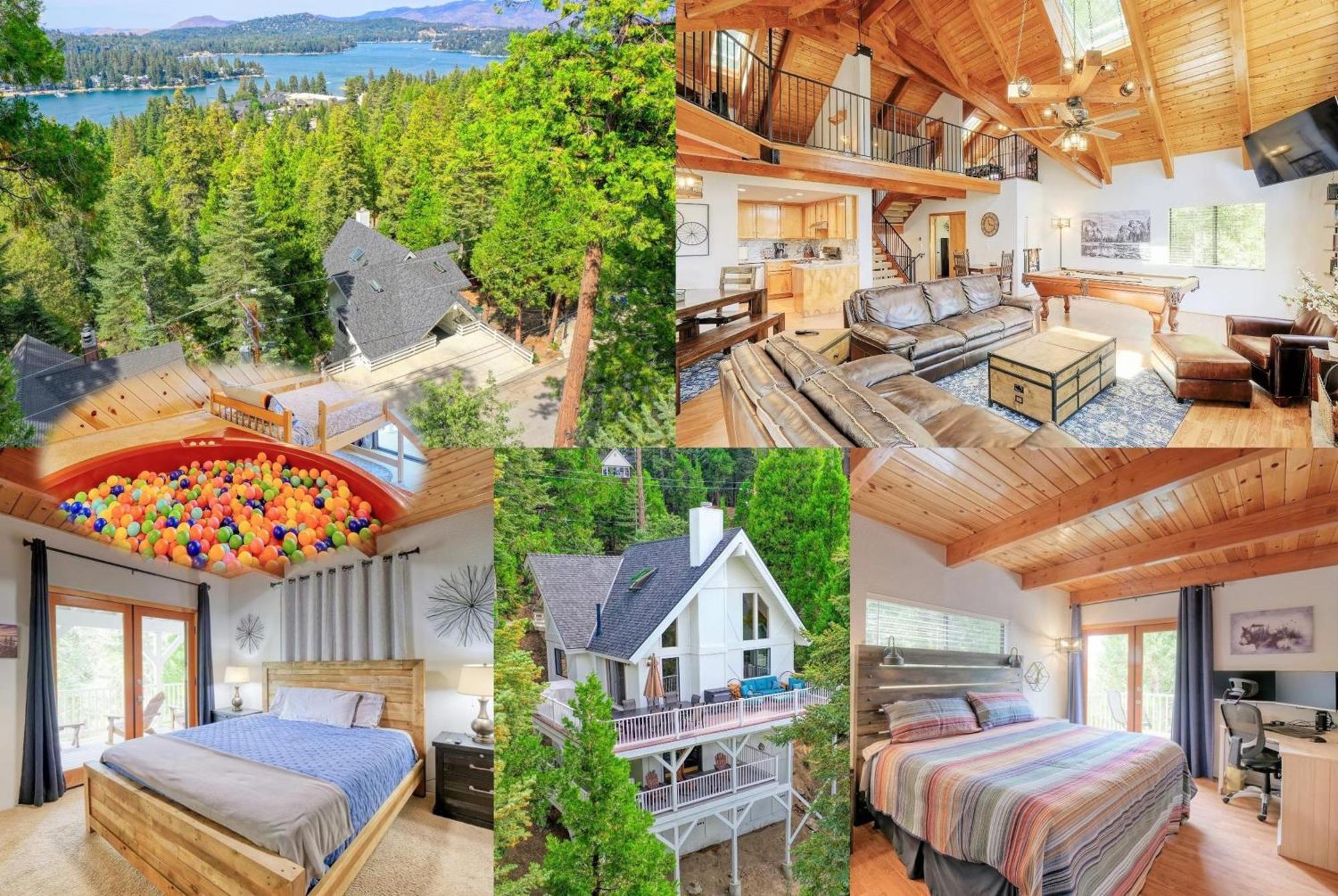 Kid'S Paradise! Ball Pit 2 Lofts Lakeview 5 Bd, 3Ba Lake Arrowhead Luaran gambar